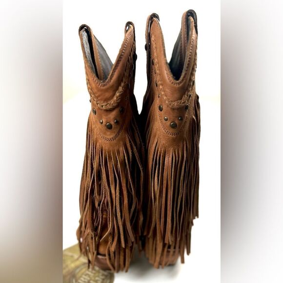 Liberty Black Vegas Fringe Faggie Boots LB71124 - Picture 6 of 14